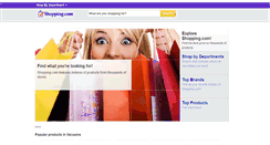 Desktop Screenshot of mail.shopping.com
